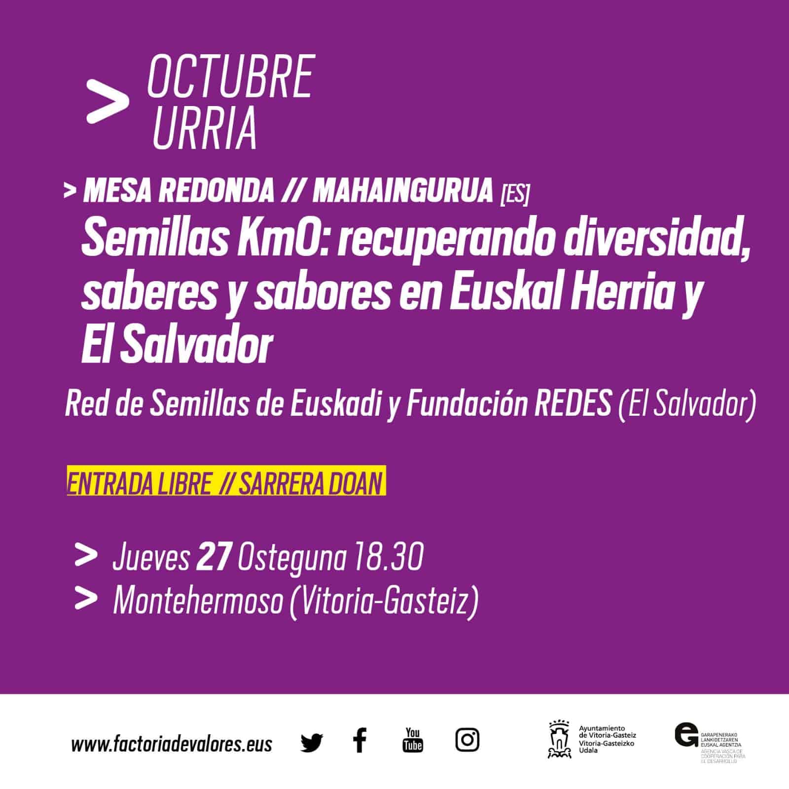 En este momento estás viendo Semillas Km0: recuperando diversidad, saberes y sabores en Euskal Herria y El Salvador
