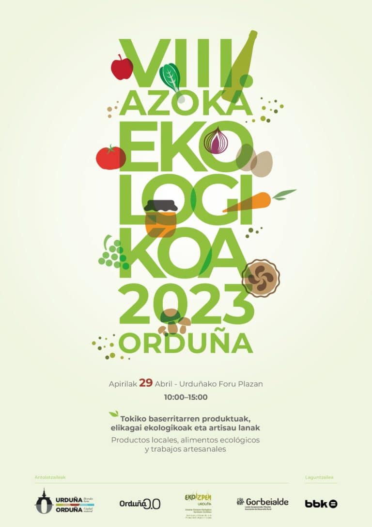 Lee más sobre el artículo VIII. Azoka Ekologikoa | Orduña | 2023